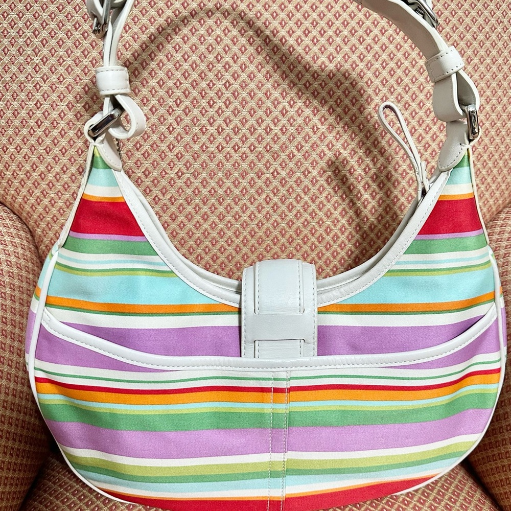 Coach Hampton multicolor hobo bag - Picture 4 of 14